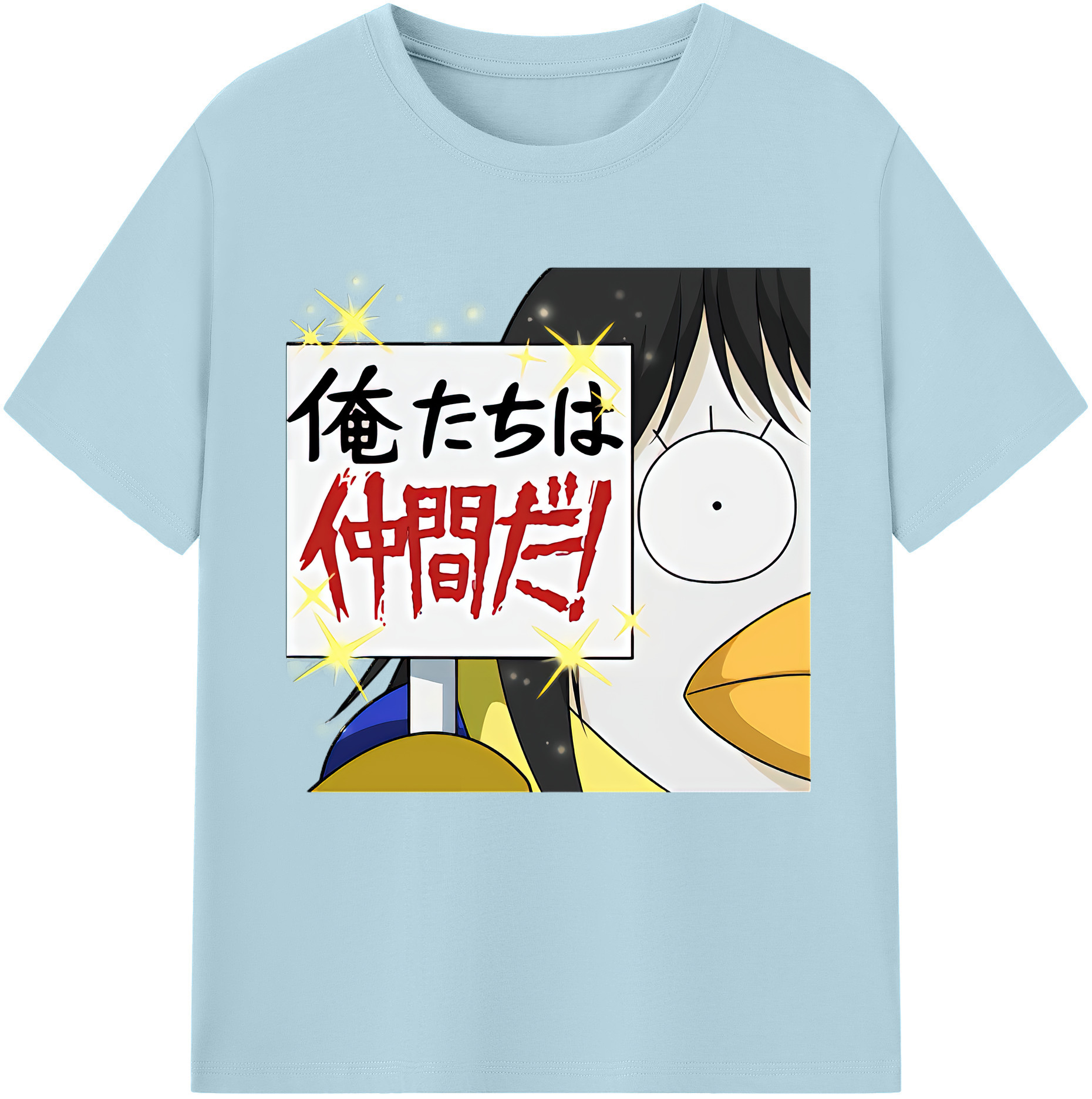 （画像用） ぎんたま 坂田銀時（さかたぎんとき） 神楽 志村新八（しむら しんぱち） GINTAMA Sakata Gintoki Kagura Shimura Shinpachi 綿100％半袖Tシャツ（フロントプリント）